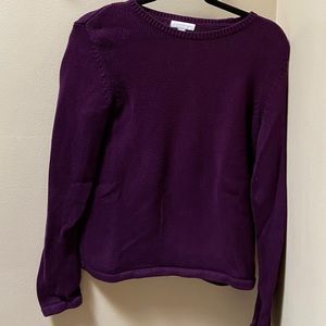 Charter club purple/ plum sweater